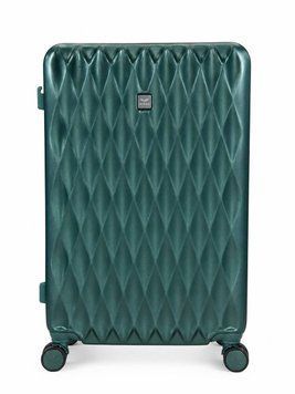 Середня дорожня пластикова валіза TD190 M 24"Темно-зелений TD190 M Dark Green фото
