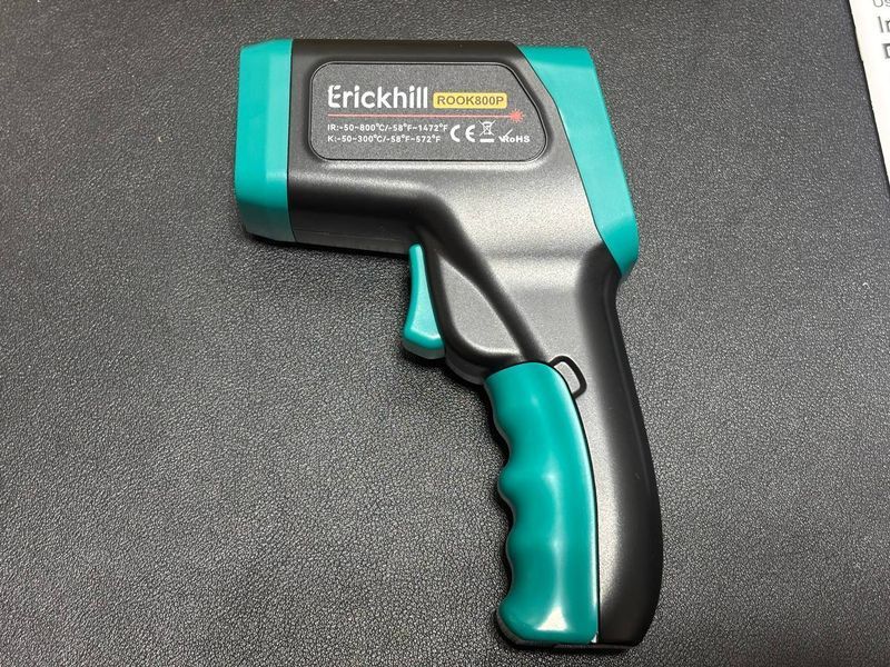 Інфрачервоний термометр ERICKHILL ROOK800P  -50&deg;C до 800&deg;C  F13.23 фото