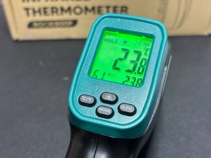 Інфрачервоний термометр ERICKHILL ROOK800P  -50&deg;C до 800&deg;C  F13.23 фото
