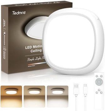 Акумуляторний стельовий світильник Tedmos IP54 12000 мАг USB-C b2-17 фото