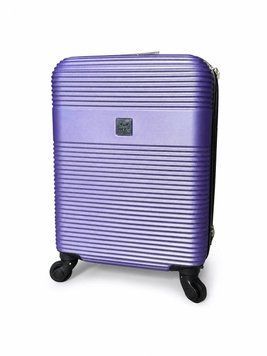 Мала дорожня пластикова валіза 5398 S 20" Світло-фіолетовий 5398 S Light Purple фото