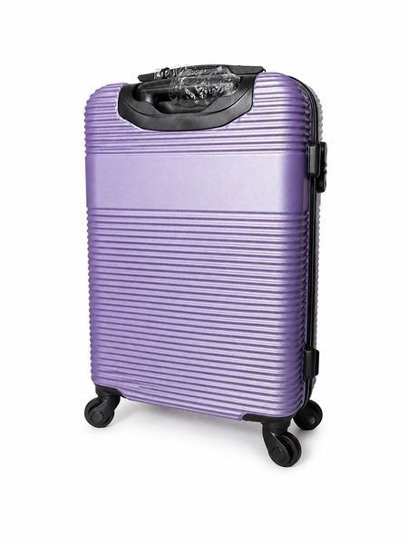 Мала дорожня пластикова валіза 5398 S 20" Світло-фіолетовий 5398 S Light Purple фото