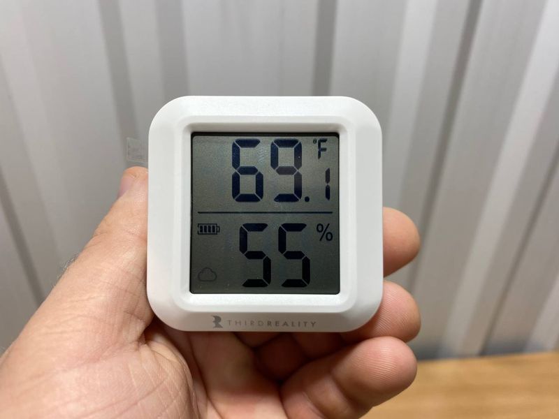 Датчик температури та вологості THIRDREALITY Zigbee з РК-дисплеєм а5.41 фото