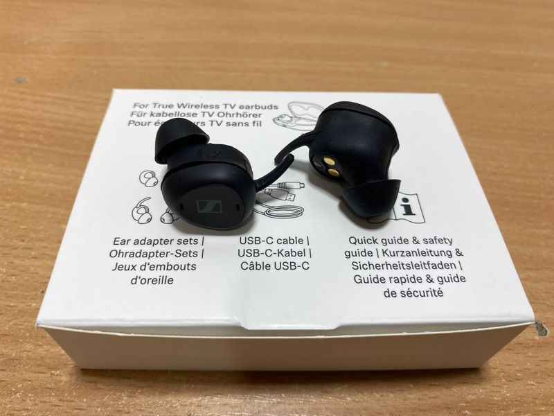 Навушники Sennheiser TV Clear Earbuds бездротові для телевізора а4.30 фото