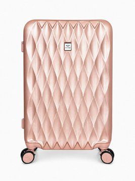 Міні дорожня пластикова валіза TD190 XS 18" Рожеве золото TD190 XS Rose gold фото