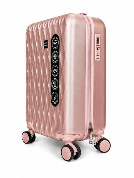 Міні дорожня пластикова валіза TD190 XS 18" Рожеве золото TD190 XS Rose gold фото