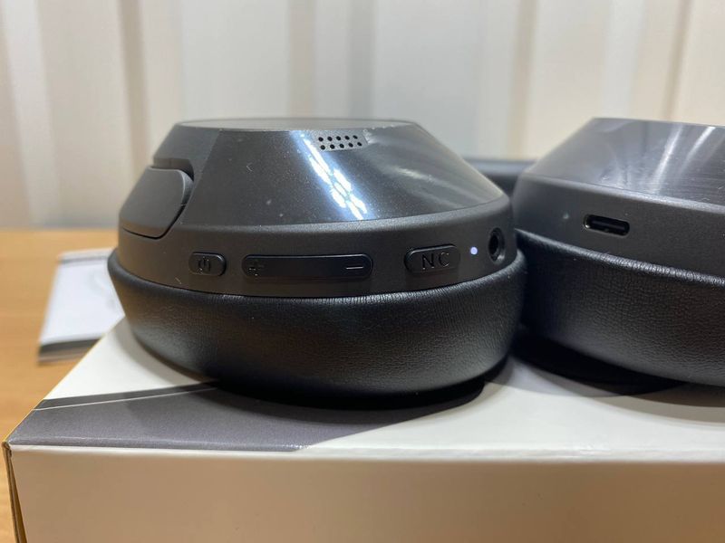 Навушники бездротові EarFun Wave Pro чорні з мікрофоном та ANC a7-12 фото