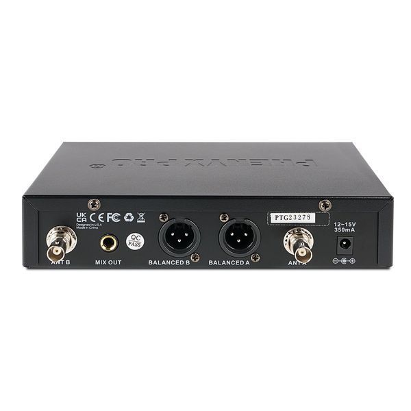 Бездротова мікрофонна система Phenyx Pro PTU-71-2B Dual UHF з автосканом c5-3 фото