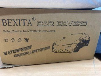Чохол на автомобіль Universal Car Cover захисний від сонця та снігу XL сріблястий а3-1 фото