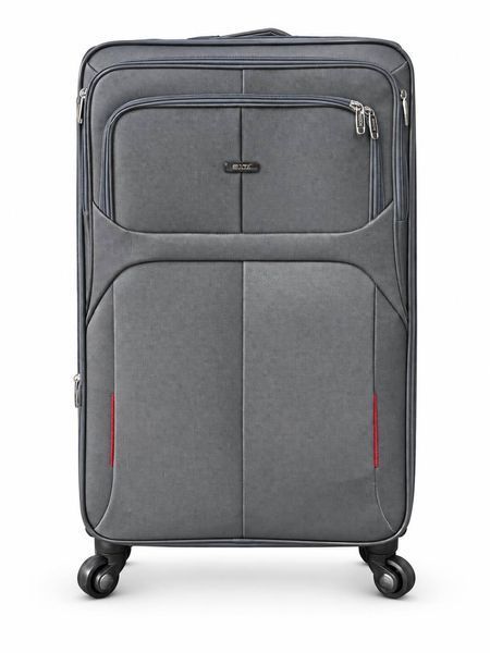 Велика дорожня тканинна валіза Easy move 2025-2 L Сірий 2025-2 Grey L фото