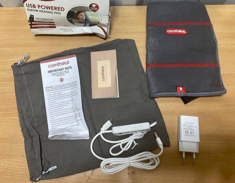 Нагрівальний килимок для ліктя Comfheat з USB-підігрівом а9 фото