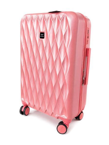 Середня дорожня пластикова валіза TD190 M 24" Світло-рожевий TD190 M Light pink фото