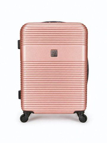 Міні дорожня пластикова валіза 5398 XS 18" Рожеве золото 5398 XS 18" Rose Gold  фото