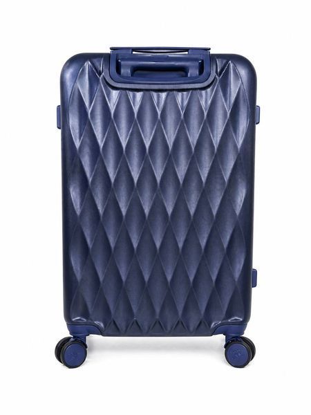 Середня дорожня пластикова валіза TD190 M 24" Темно-синій TD190 M Dark Blue фото
