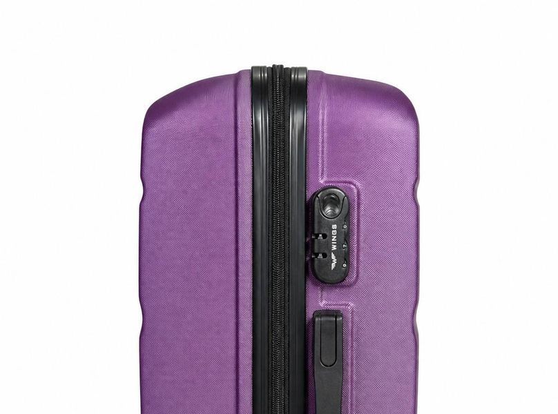 Мала дорожня пластикова валіза WINGS LOVEBIRD AT01 S 20" Темно-фіолетовий AT01 S 20" Dark purple фото